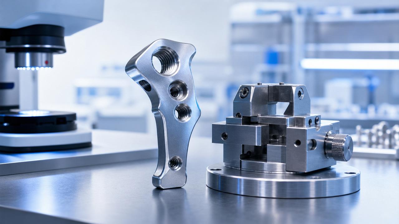 Medical machining for orthopedic implants leaves no room for burrs