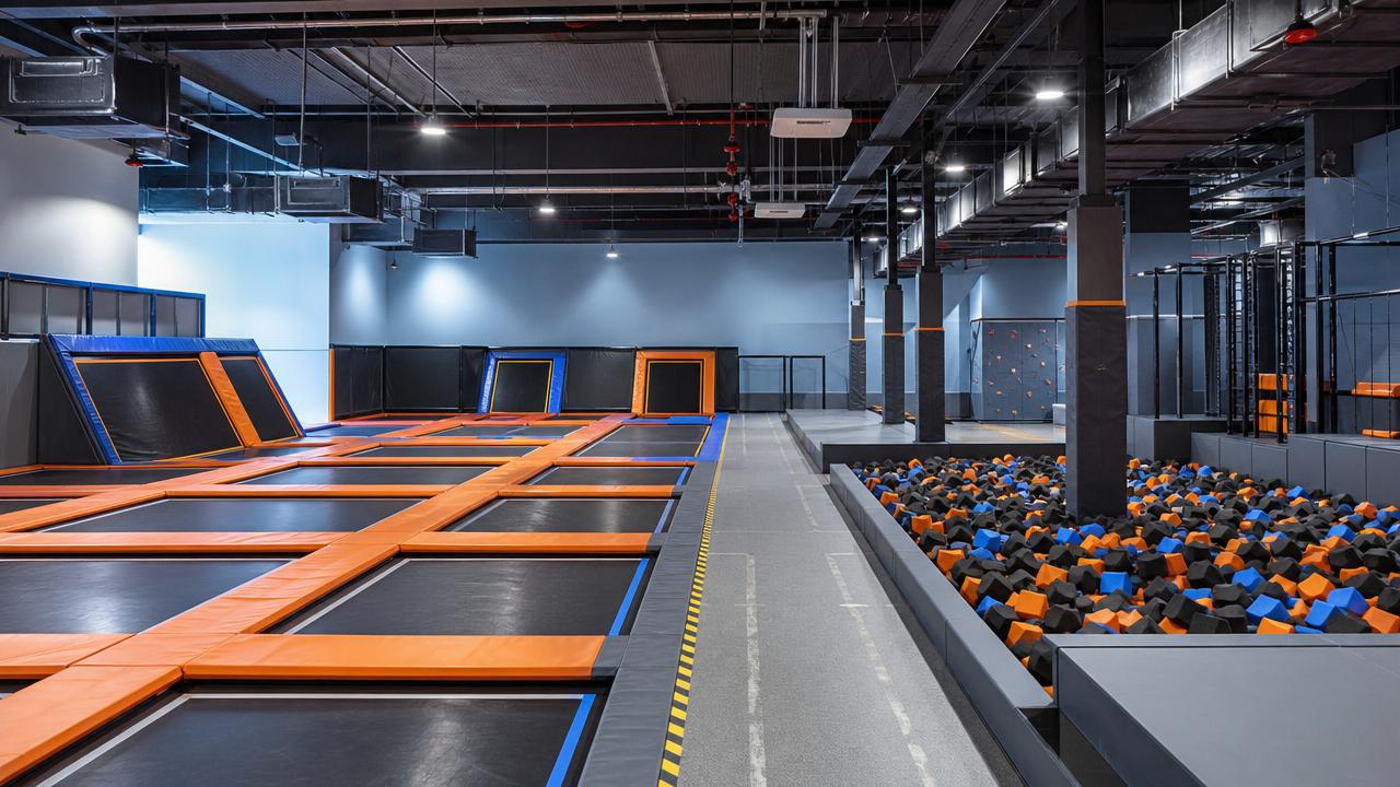 Trampoline park installation delays often start with the layout