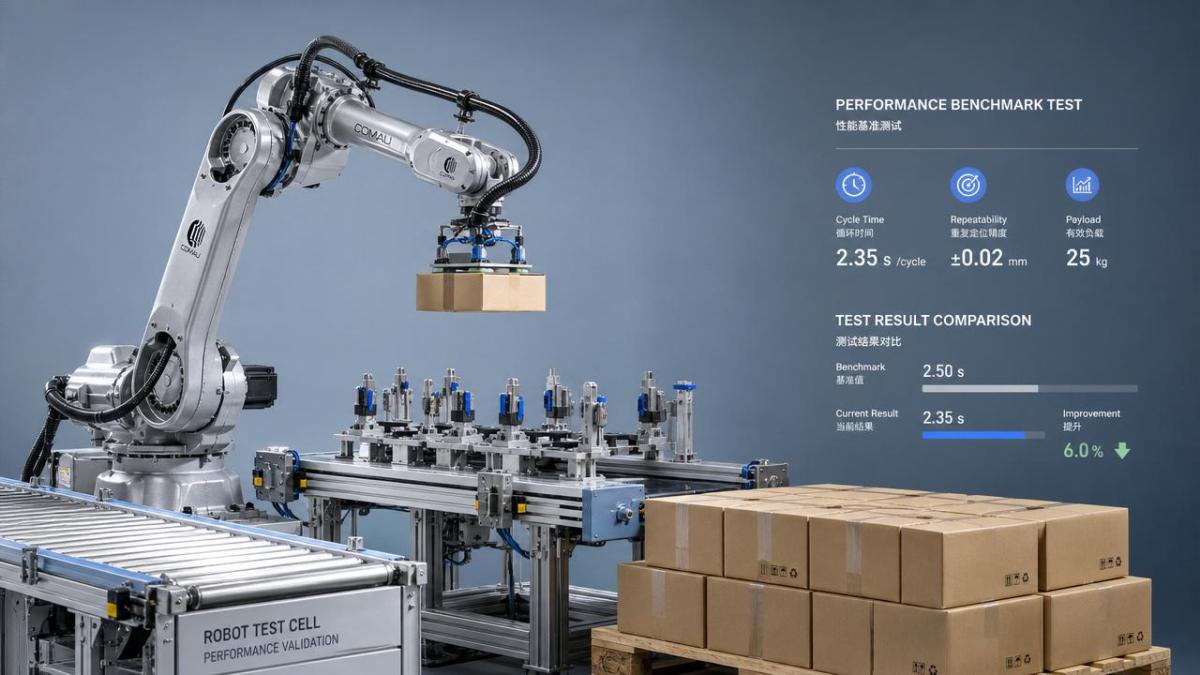 Industrial robots performance benchmarking gets tricky with cycle time claims Industrial robots performance benchmarking gets tricky with cycle time claims