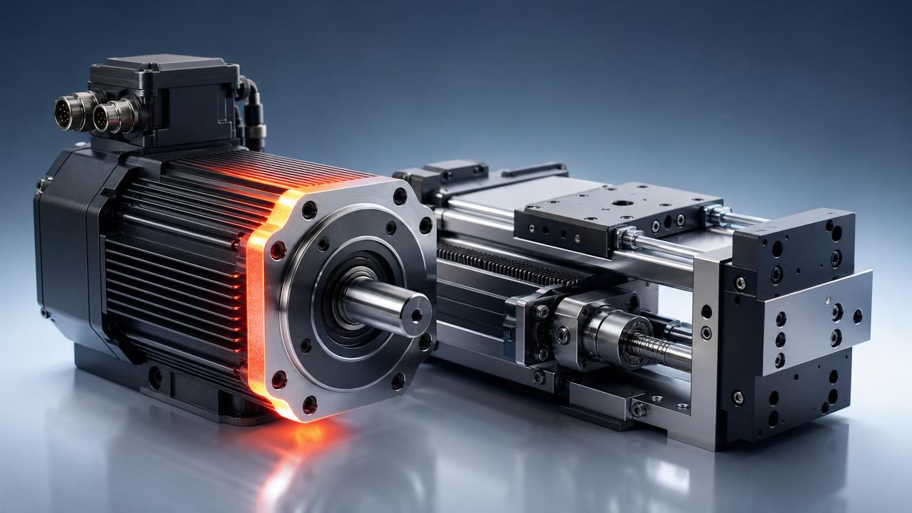 Servo motors high torque density: heat is the tradeoff to watch