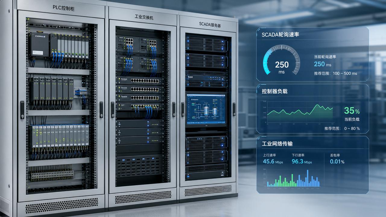 SCADA polling rate limit: when faster data starts hurting the system