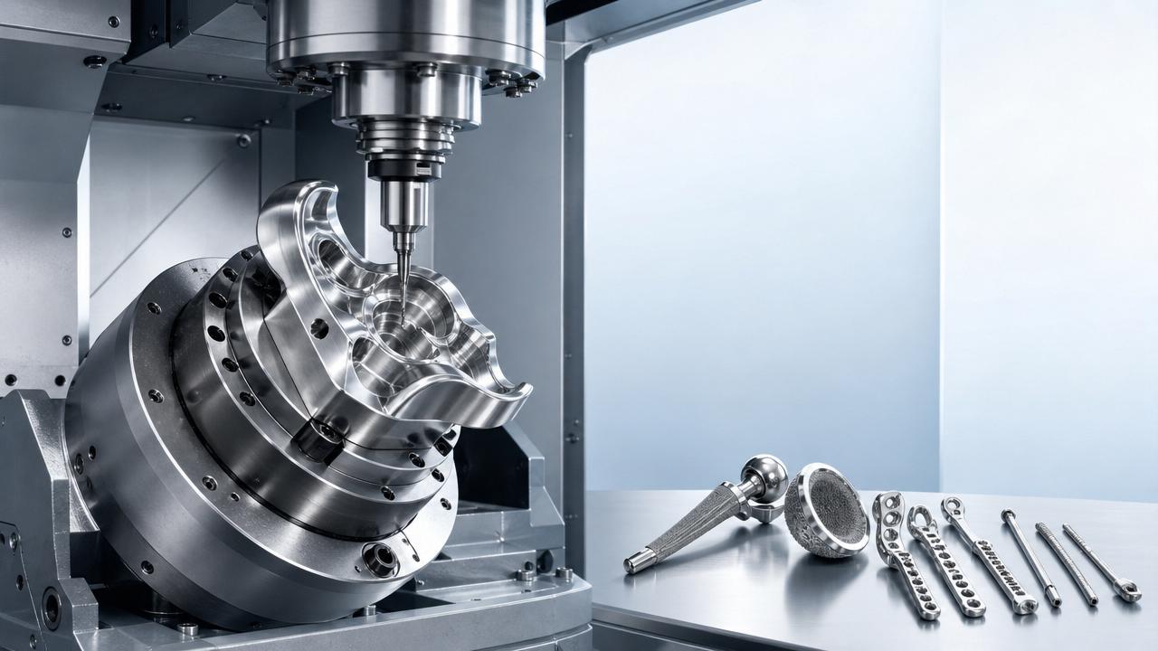 Where 5-axis CNC saves time in medical device machining