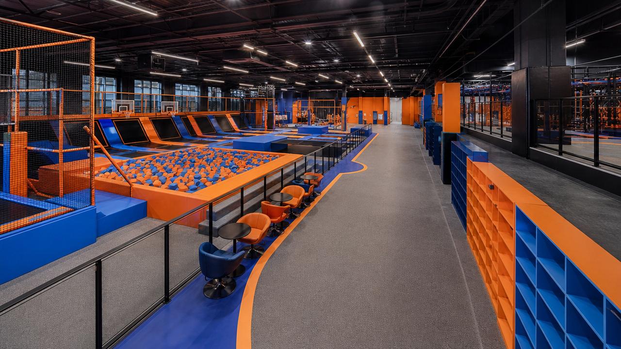 Trampoline park design choices that affect visitor flow