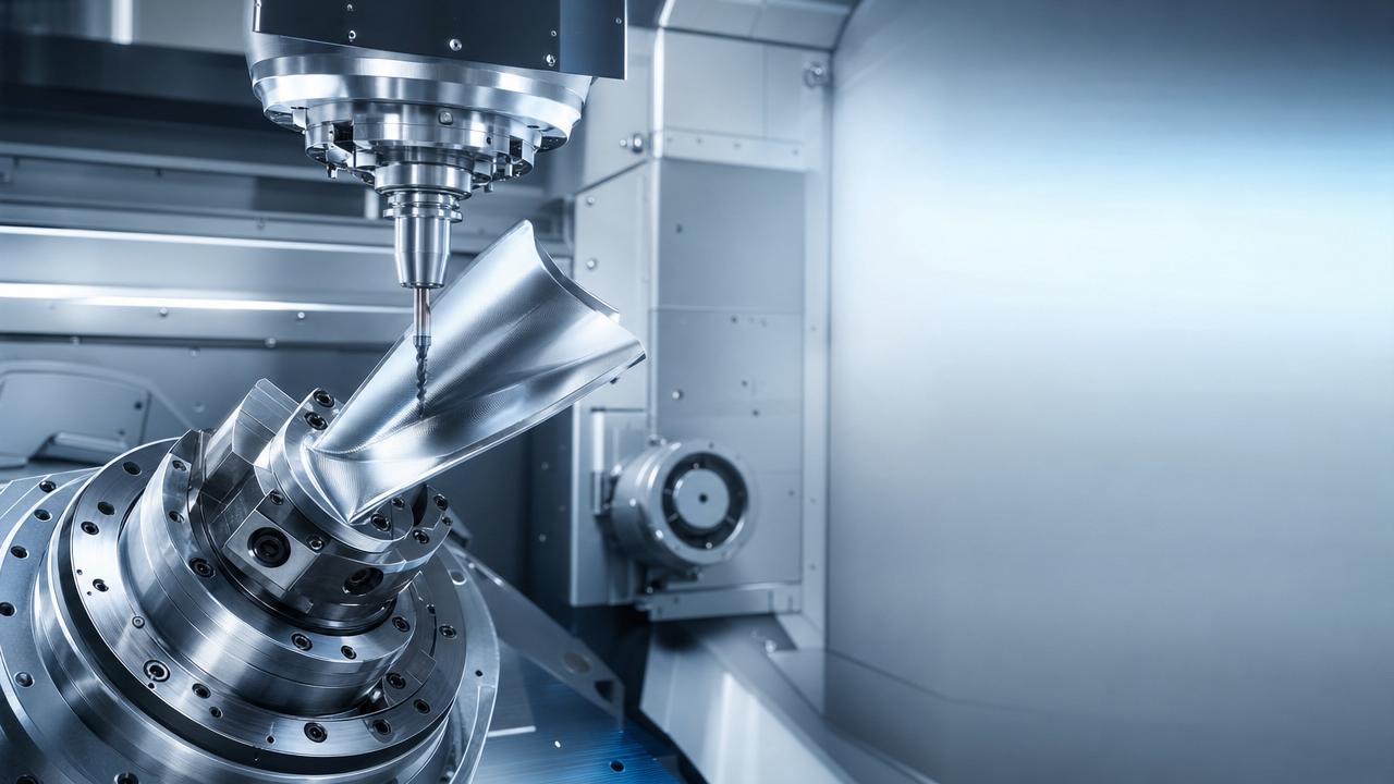 5-axis turbine blade machining where scrap risk starts