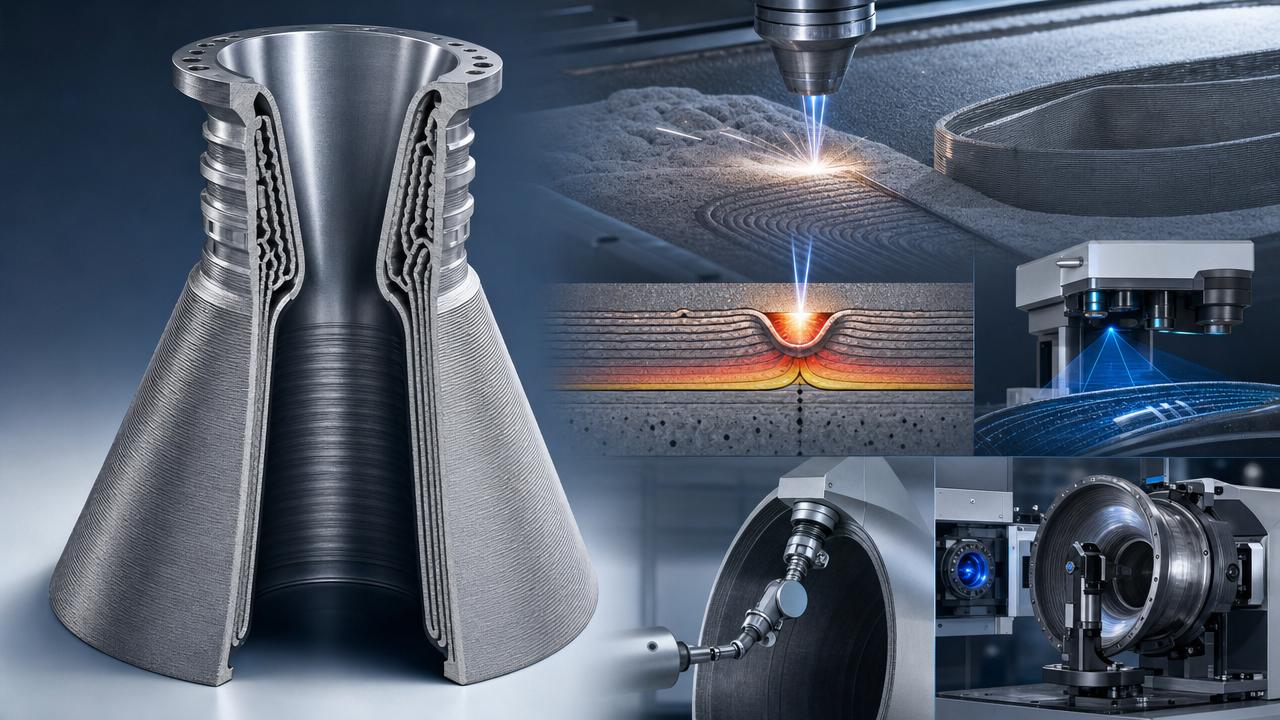 3D metal printing for rocket nozzles: where defects start