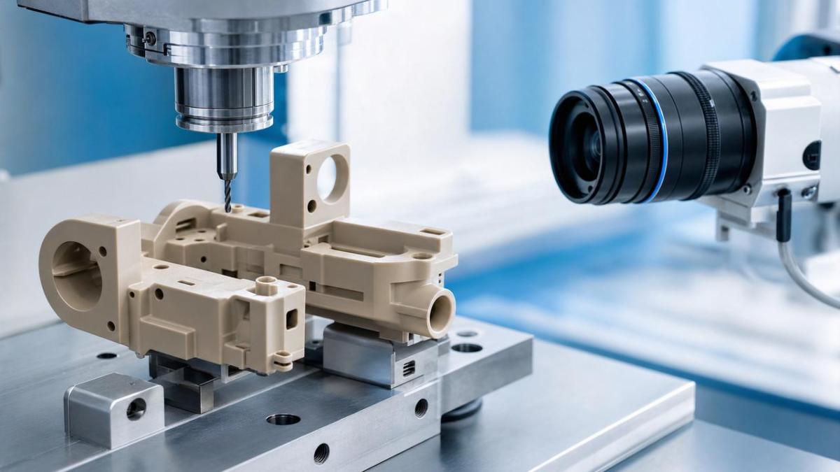 PEEK machining for medical devices without burr issues PEEK machining for medical devices without burr issues