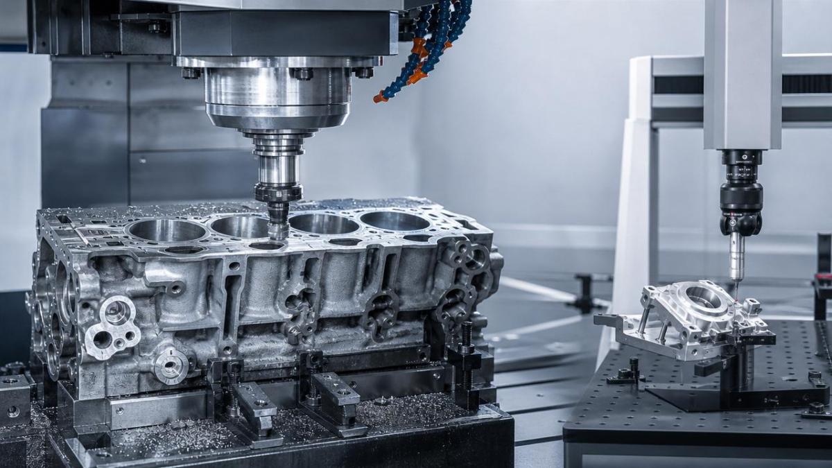 CNC milling for automotive engine blocks and flatness control CNC milling for automotive engine blocks and flatness control