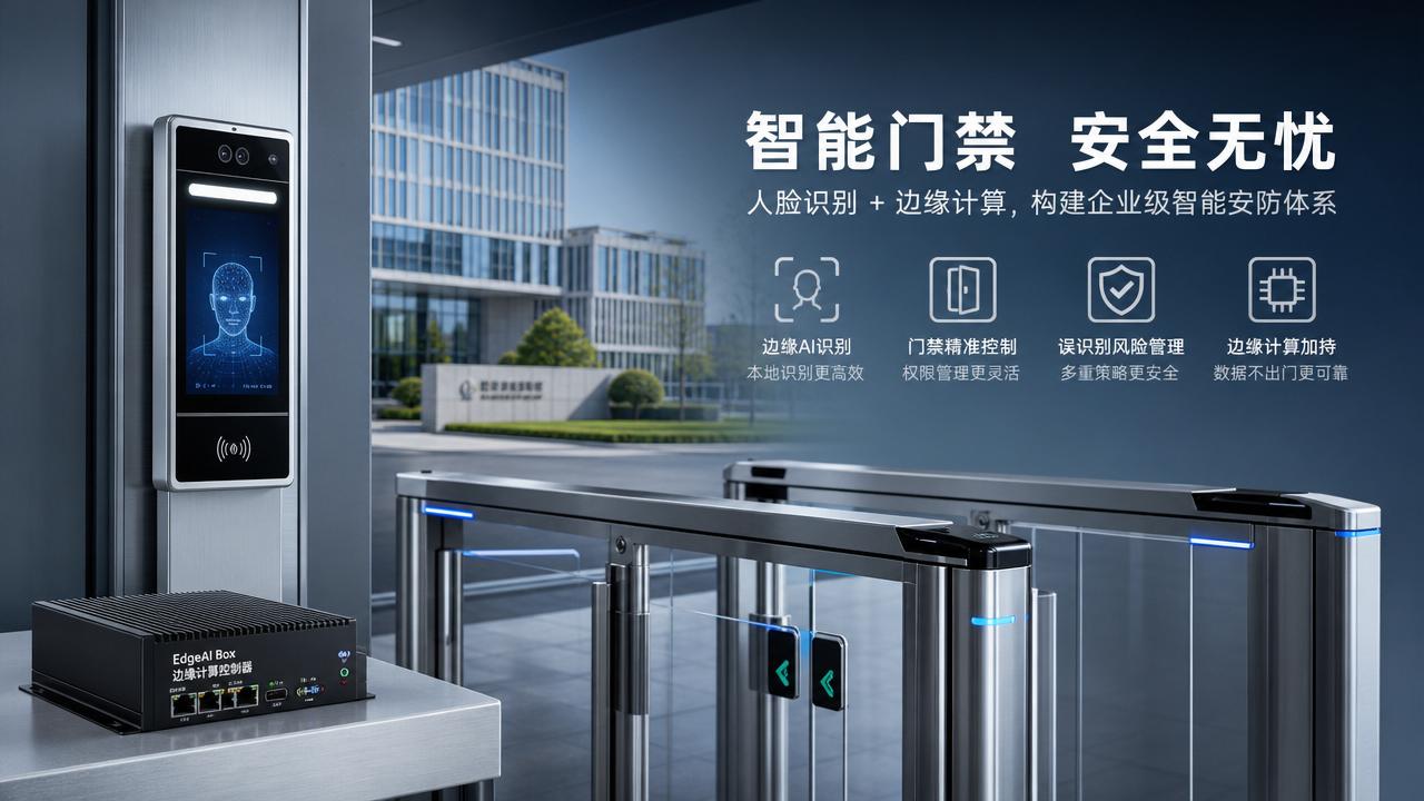 Edge AI facial recognition access control and false matches