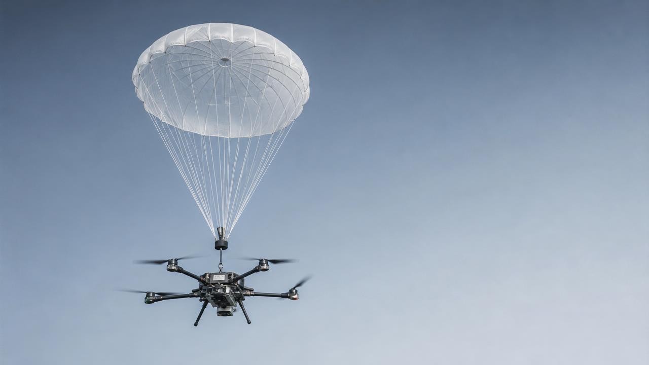 Drone parachute recovery system and low-altitude failure risk