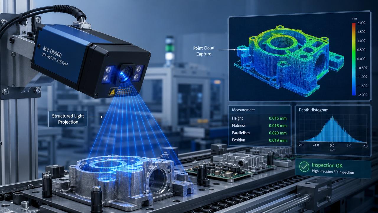 Industrial 3D Vision Camera Supplier and Accuracy at Depth