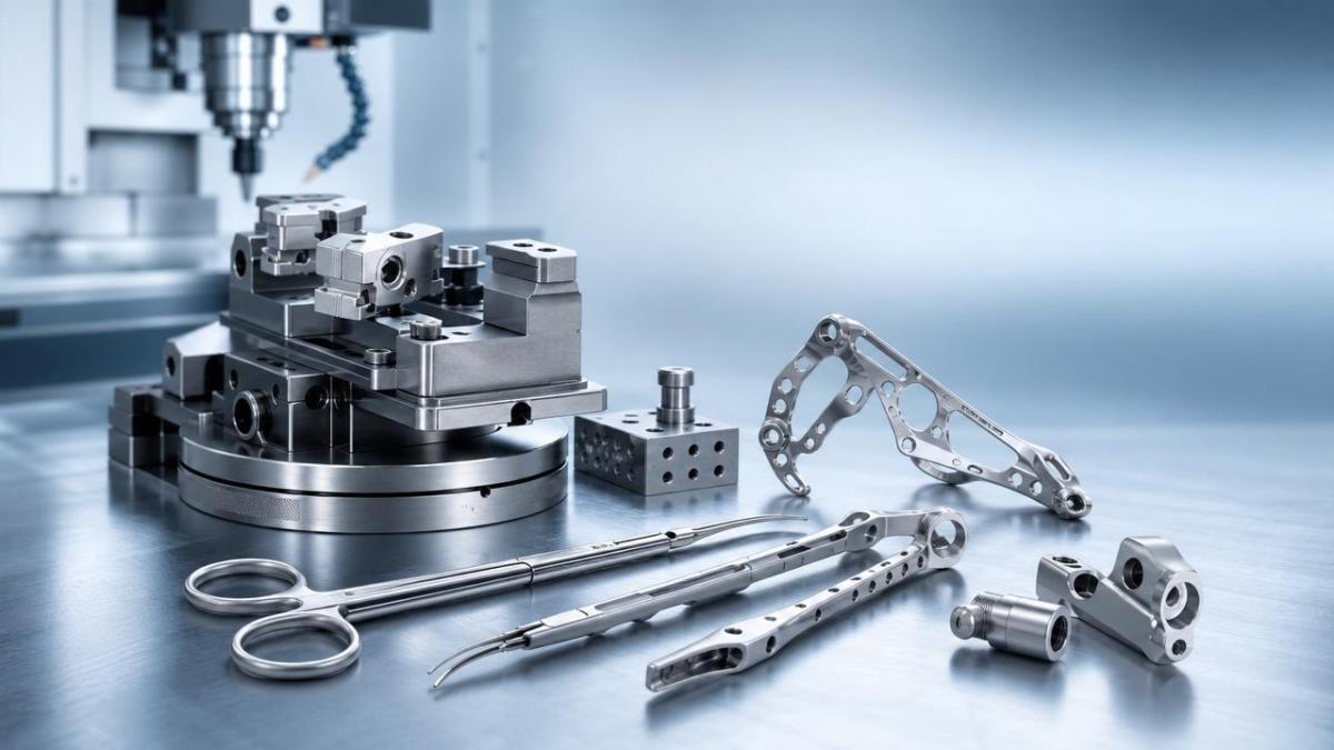 Titanium CNC for surgical instruments: finish before speed Titanium CNC for surgical instruments: finish before speed