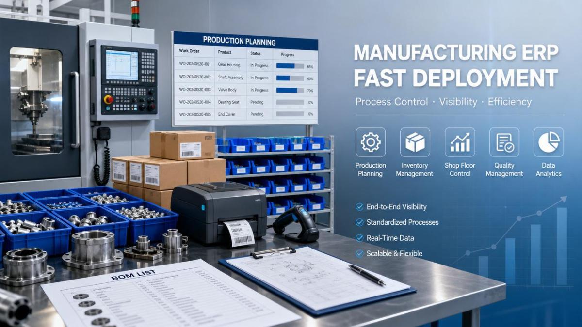 White Label ERP for Manufacturing Can Cut Launch Time but Add Limits White Label ERP for Manufacturing Can Cut Launch Time but Add Limits