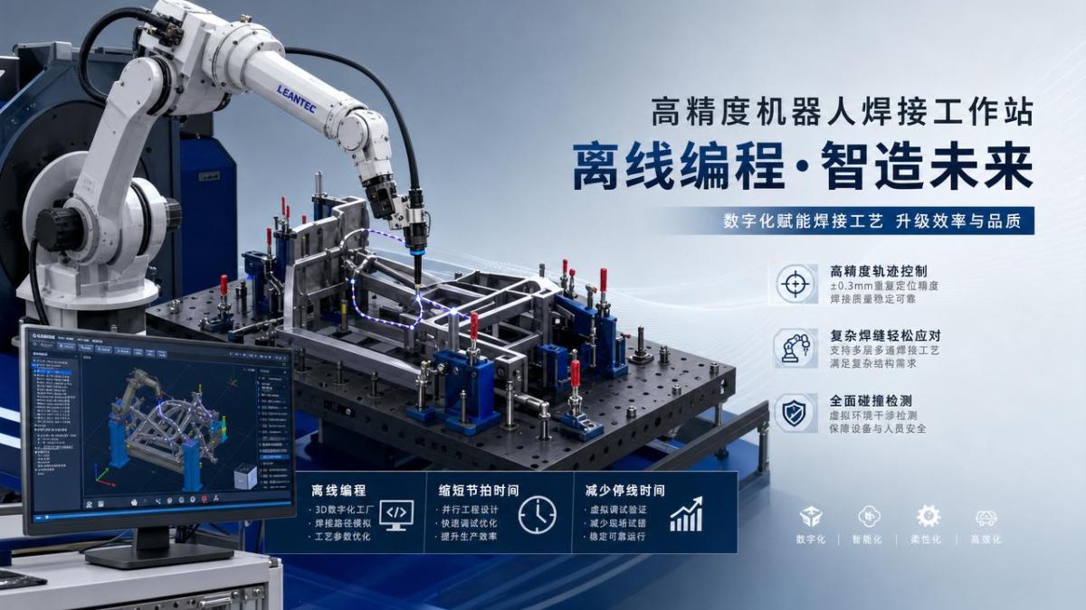 When Robotic Welding Offline Programming Cuts Cycle Time When Robotic Welding Offline Programming Cuts Cycle Time
