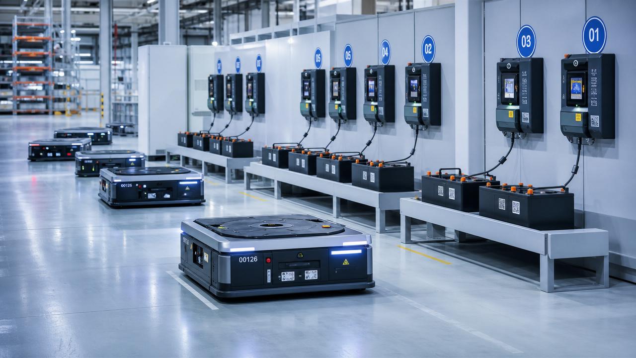 When does an AGV battery degradation rate become a cost issue?