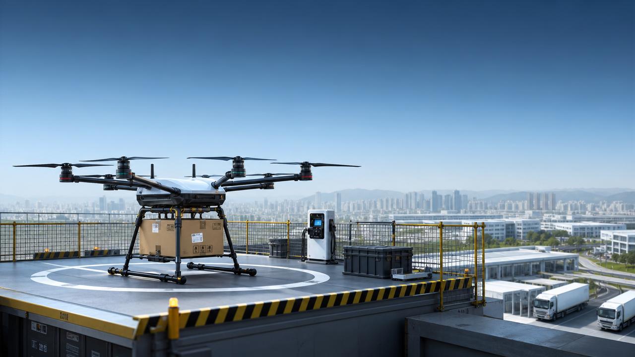 What limits a drone delivery system in real logistics use