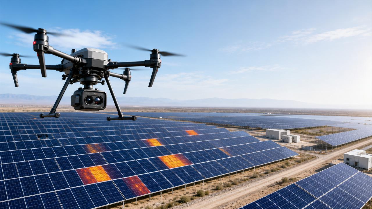Can UAV thermal inspection find solar panel faults early