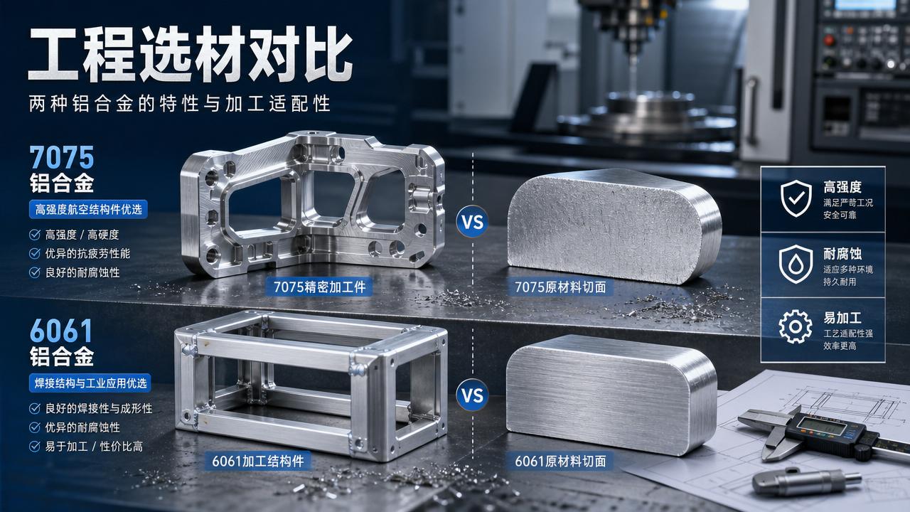 7075 or 6061 aluminum, which matters more than strength?