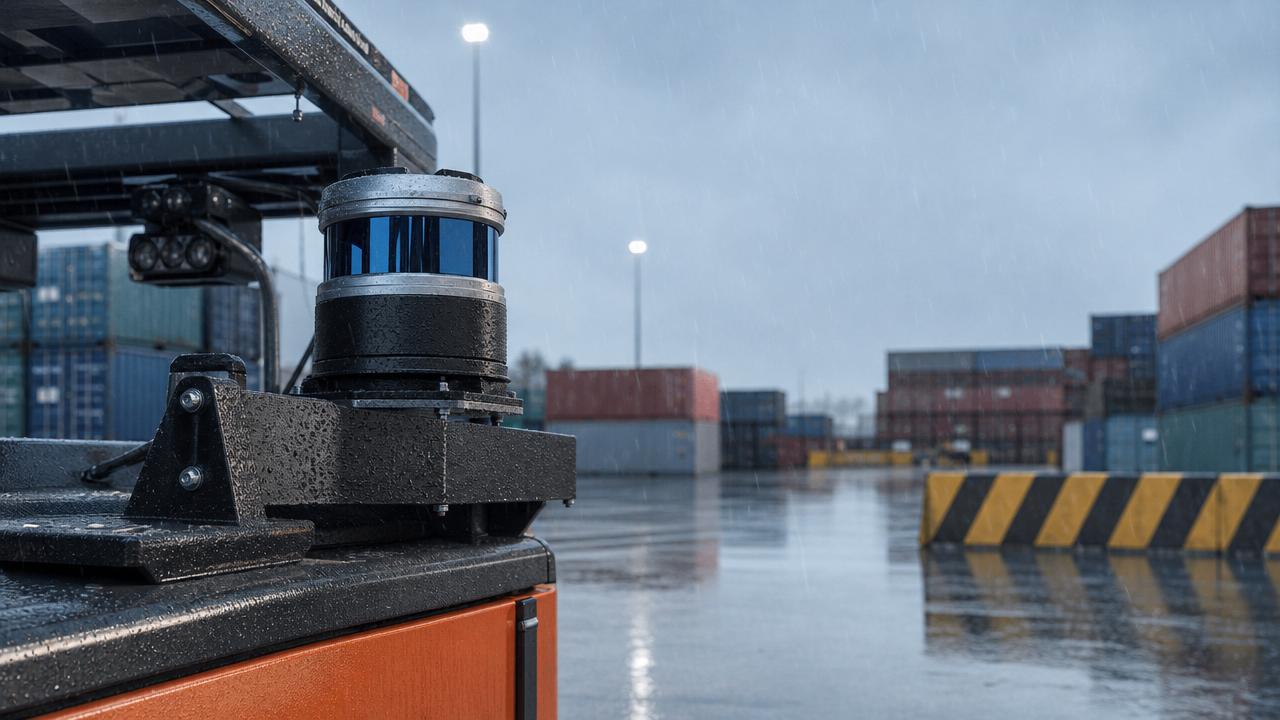 How accurate is solid-state LiDAR range accuracy in rain?