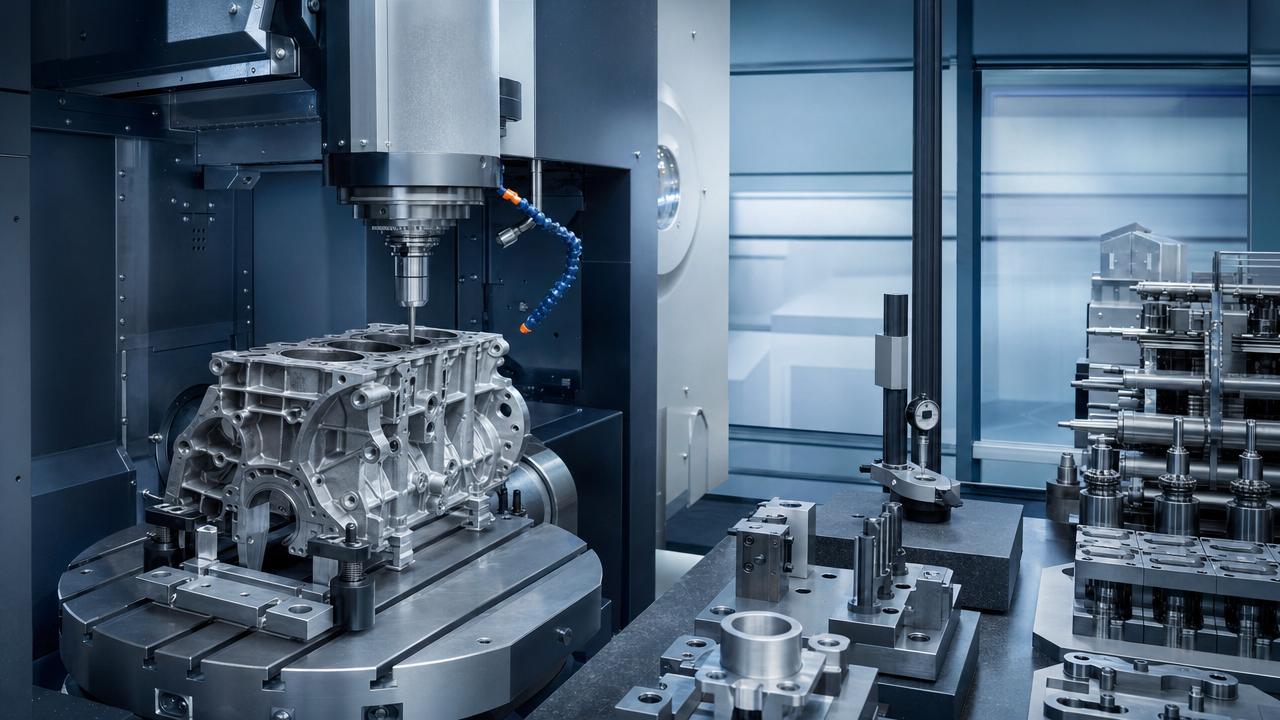 Milling Machine Making Engine CNC Milling for Automotive Engine Blocks: Cost Worth It