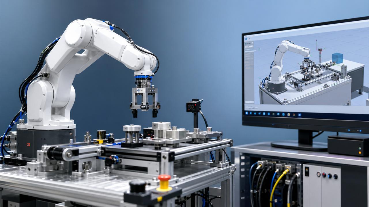 What robotic arm programming software cuts setup time