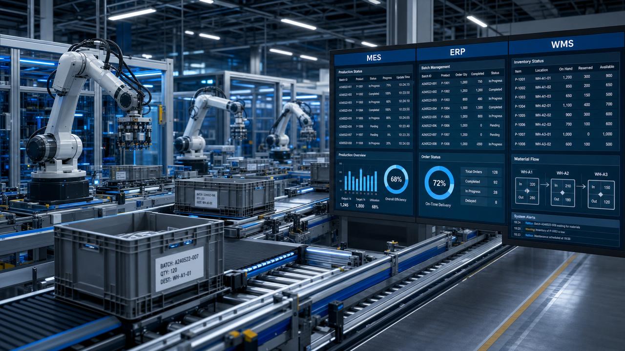 MES system API integration latency can quietly break sync