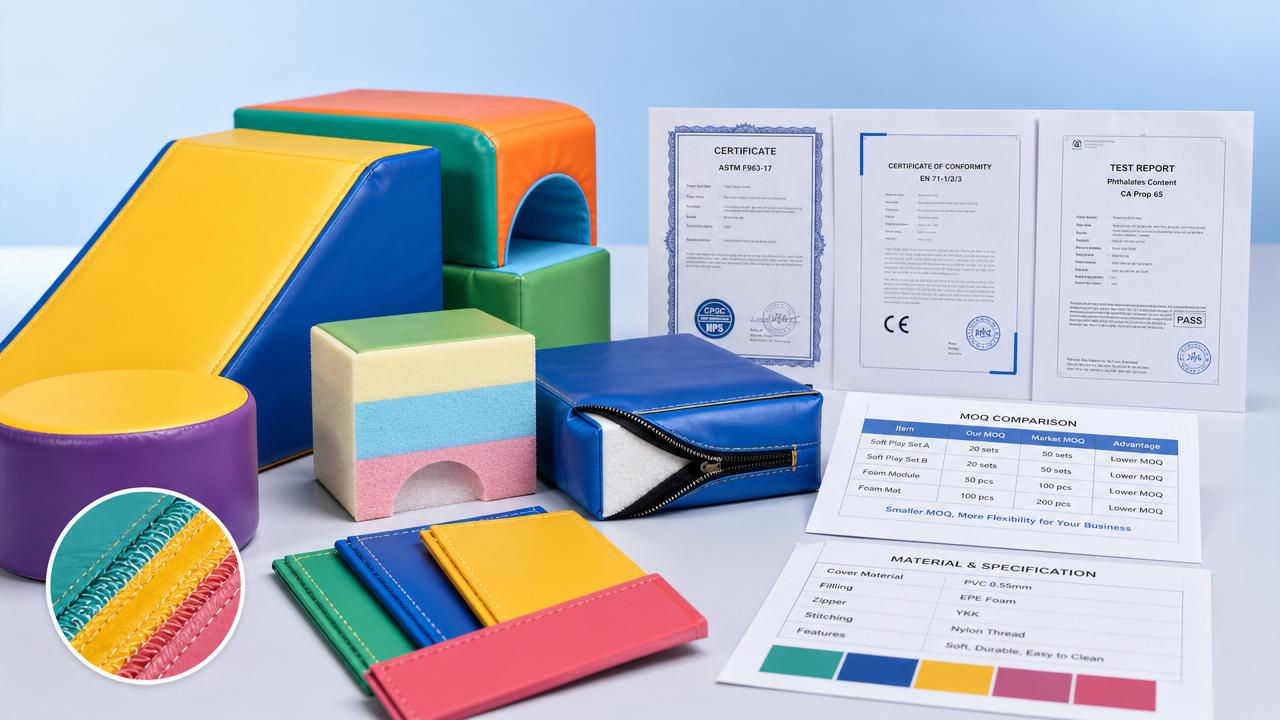 Soft Play Equipment Wholesale: How to Compare Materials, Safety Features, and MOQ