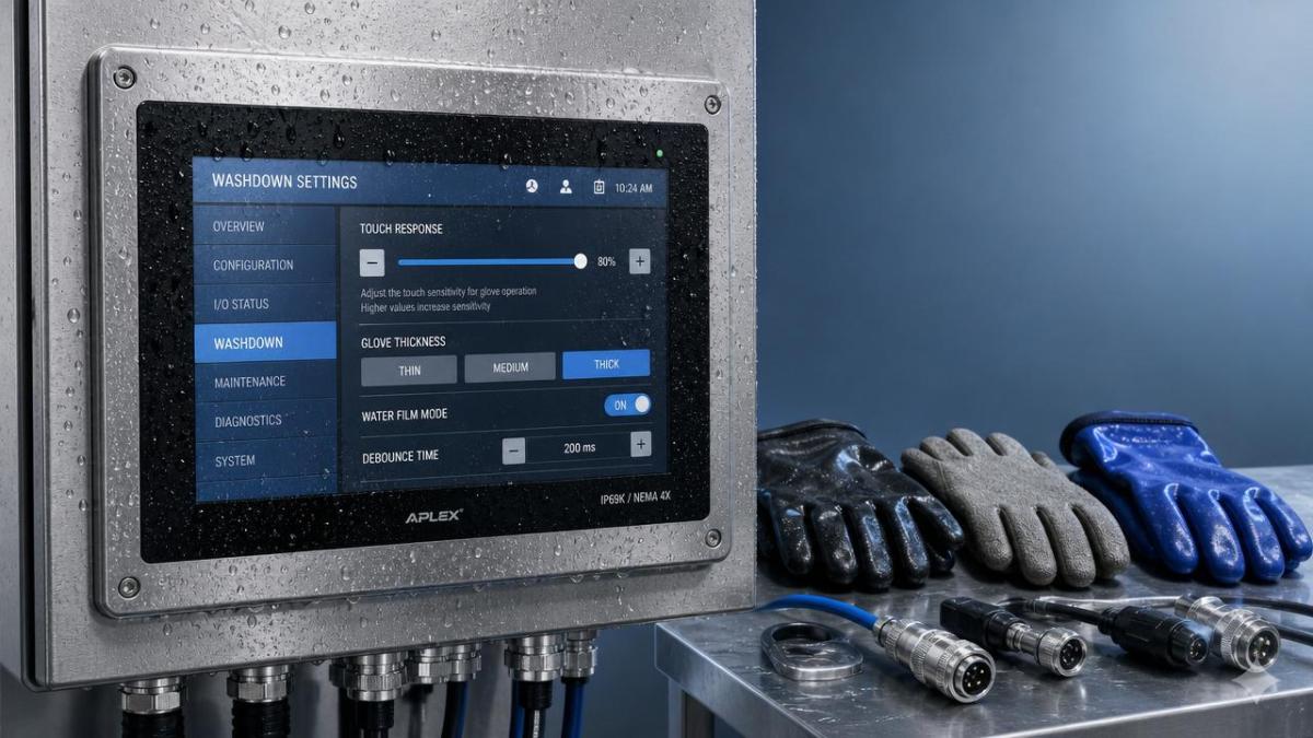 IP69K HMI Screen Touch Sensitivity: Why Gloves, Water, and Settings Affect Response IP69K HMI Screen Touch Sensitivity: Why Gloves, Water, and Settings Affect Response