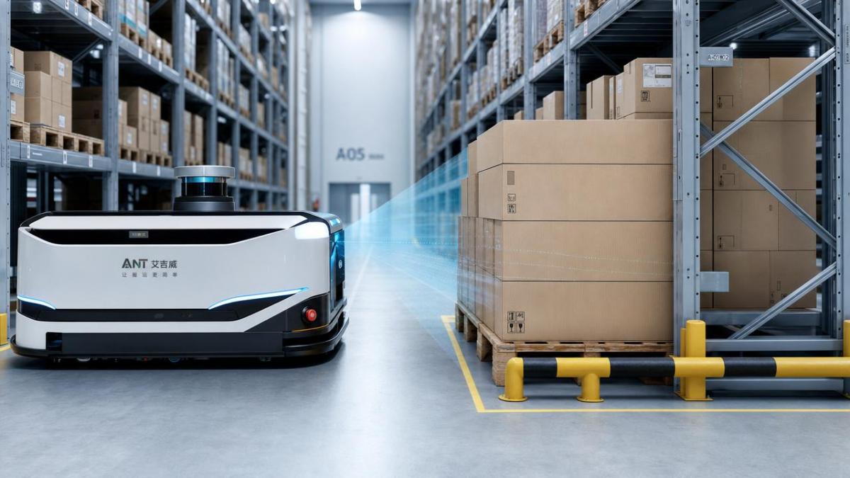 How LiDAR for AGV Obstacle Avoidance Improves Navigation in Narrow Aisles
