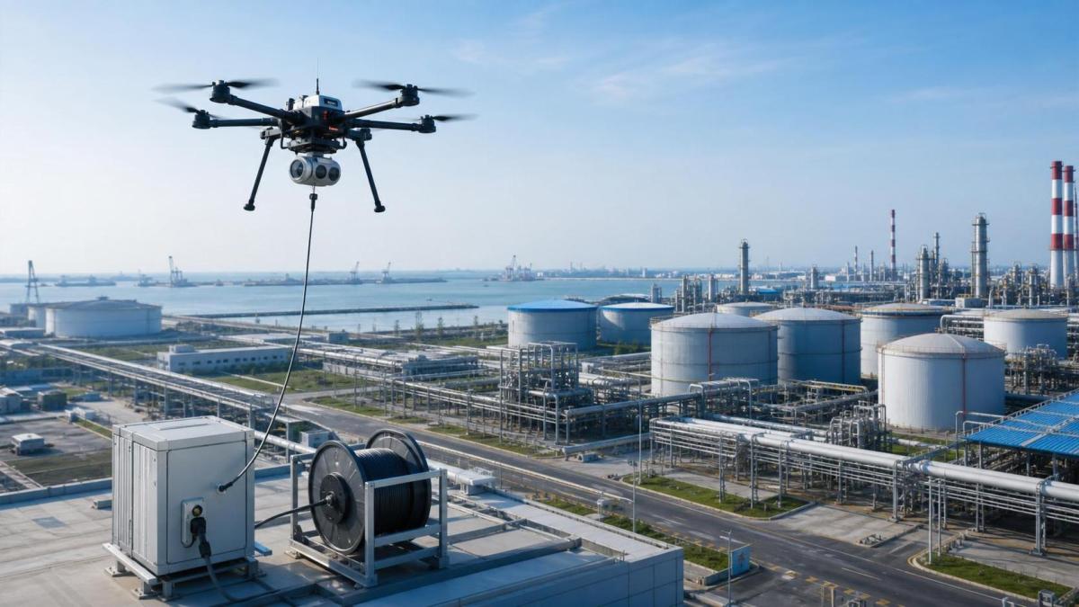 Tethered UAV Continuous Flight Time: Key Limits, Power Options, and Deployment Trade-Offs Tethered UAV Continuous Flight Time: Key Limits, Power Options, and Deployment Trade-Offs