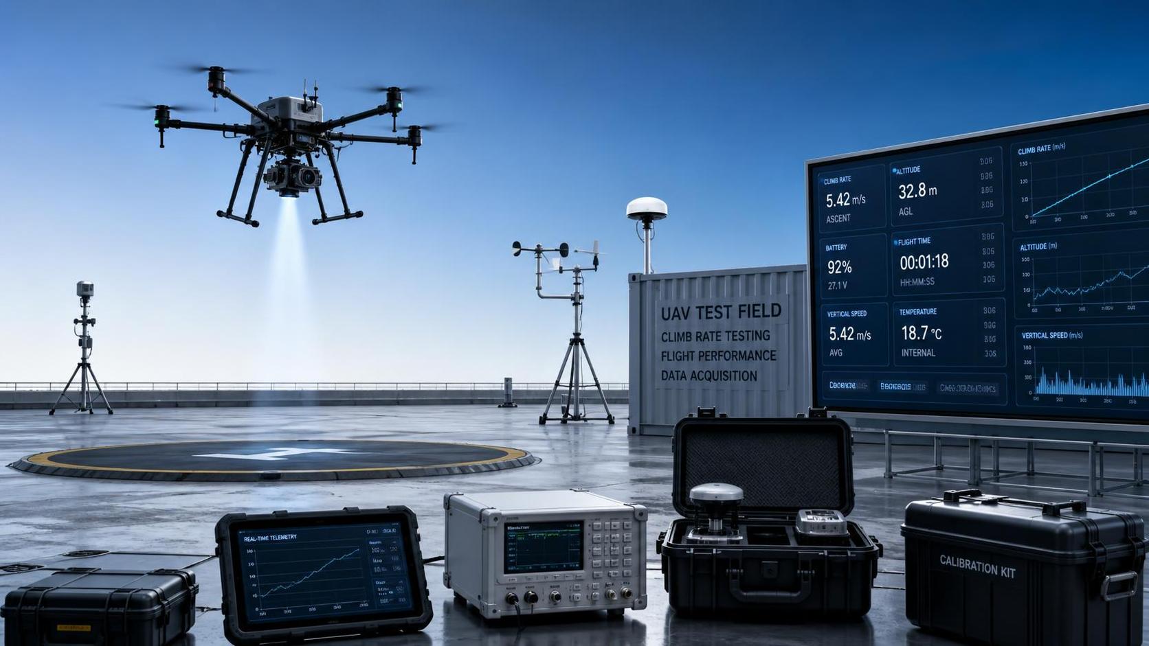 How Is UAV Climb Rate Testing Conducted for Flight Performance Validation?