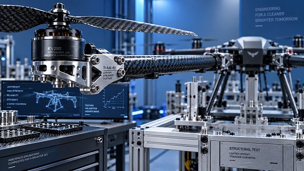 Selecting UAV Aerospace Structural Parts for Strength, Weight, and Fatigue Life