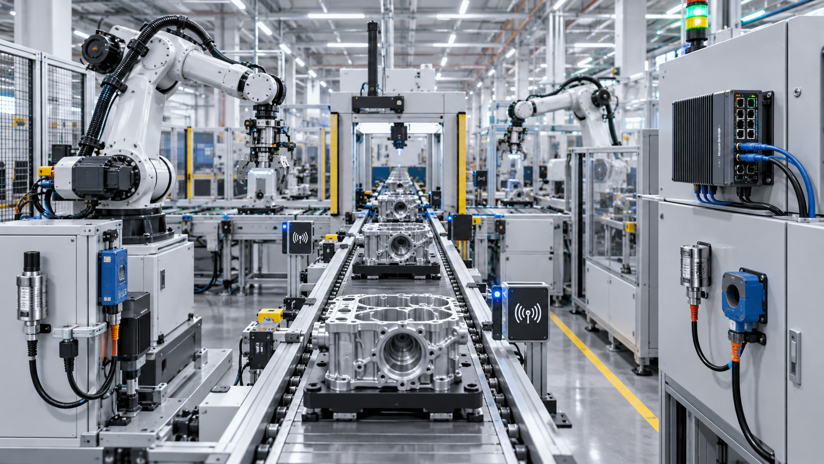 How a smart factory with Industrial IoT reduces production blind spots