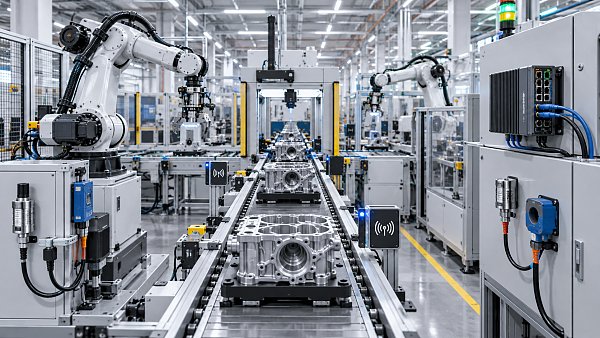 How a smart factory with Industrial IoT reduces production blind spots