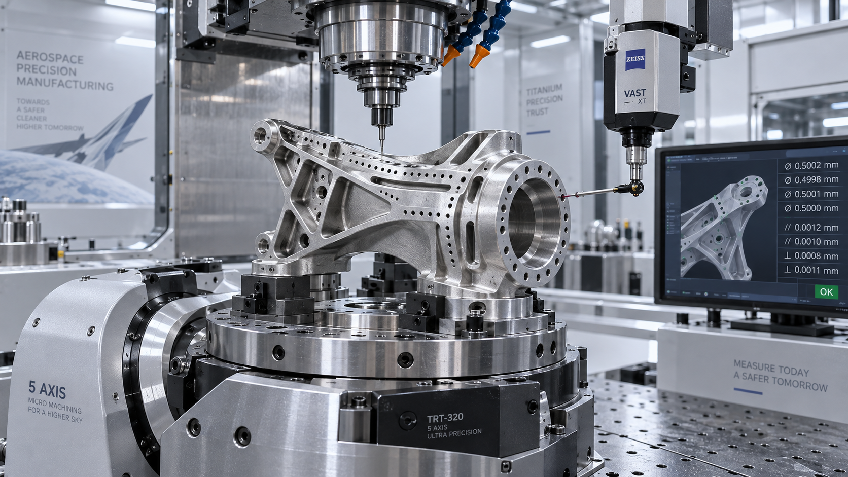 How tight can micro machining aerospace tolerances be in production?