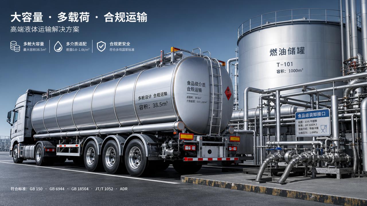 Liquid Tanker Trailer Capacity Guide for Different Loads Liquid Tanker Trailer Capacity Guide for Different Loads