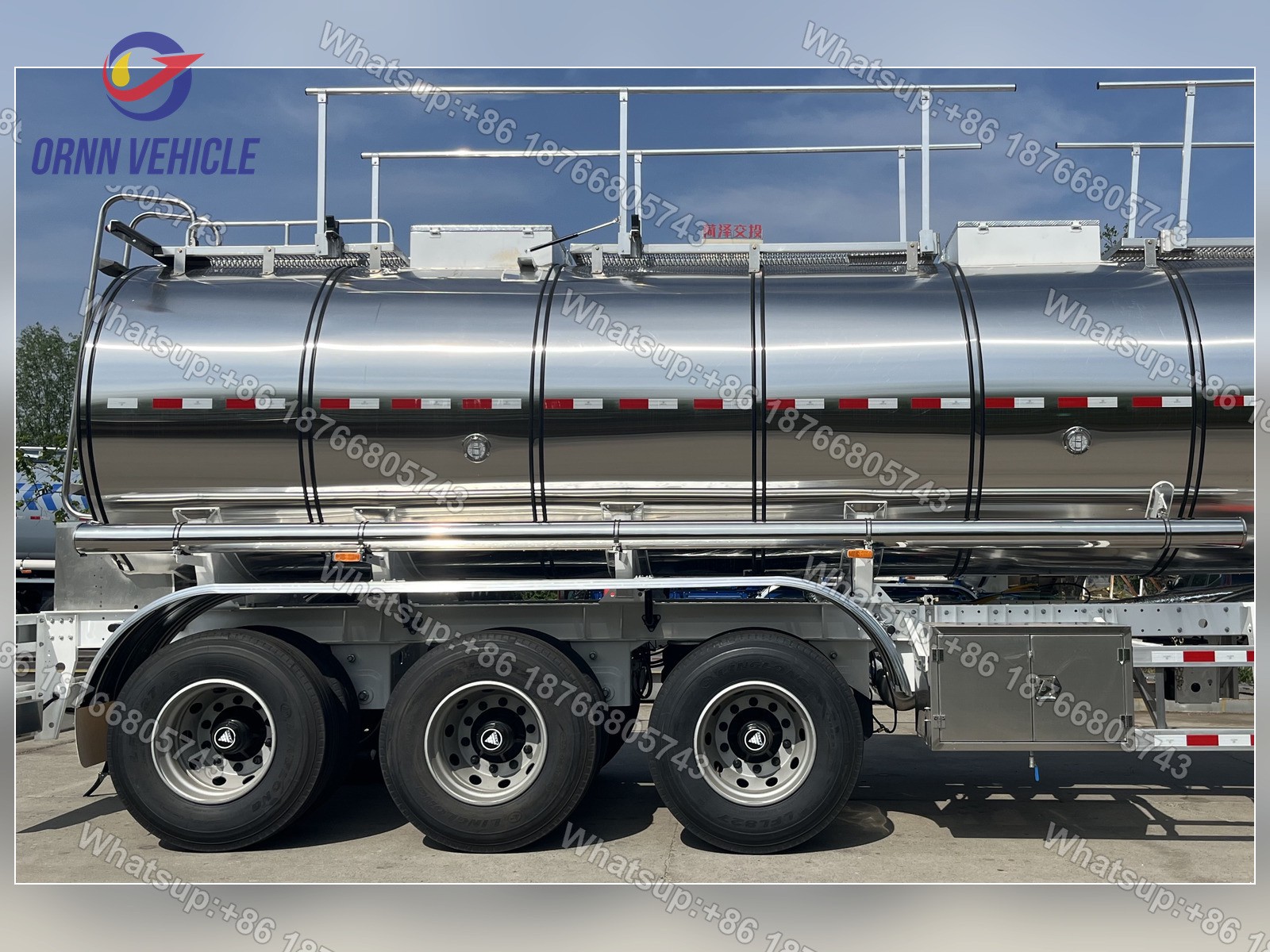 20 m³ Stainless Steel Insulated Milk Tanker Truck