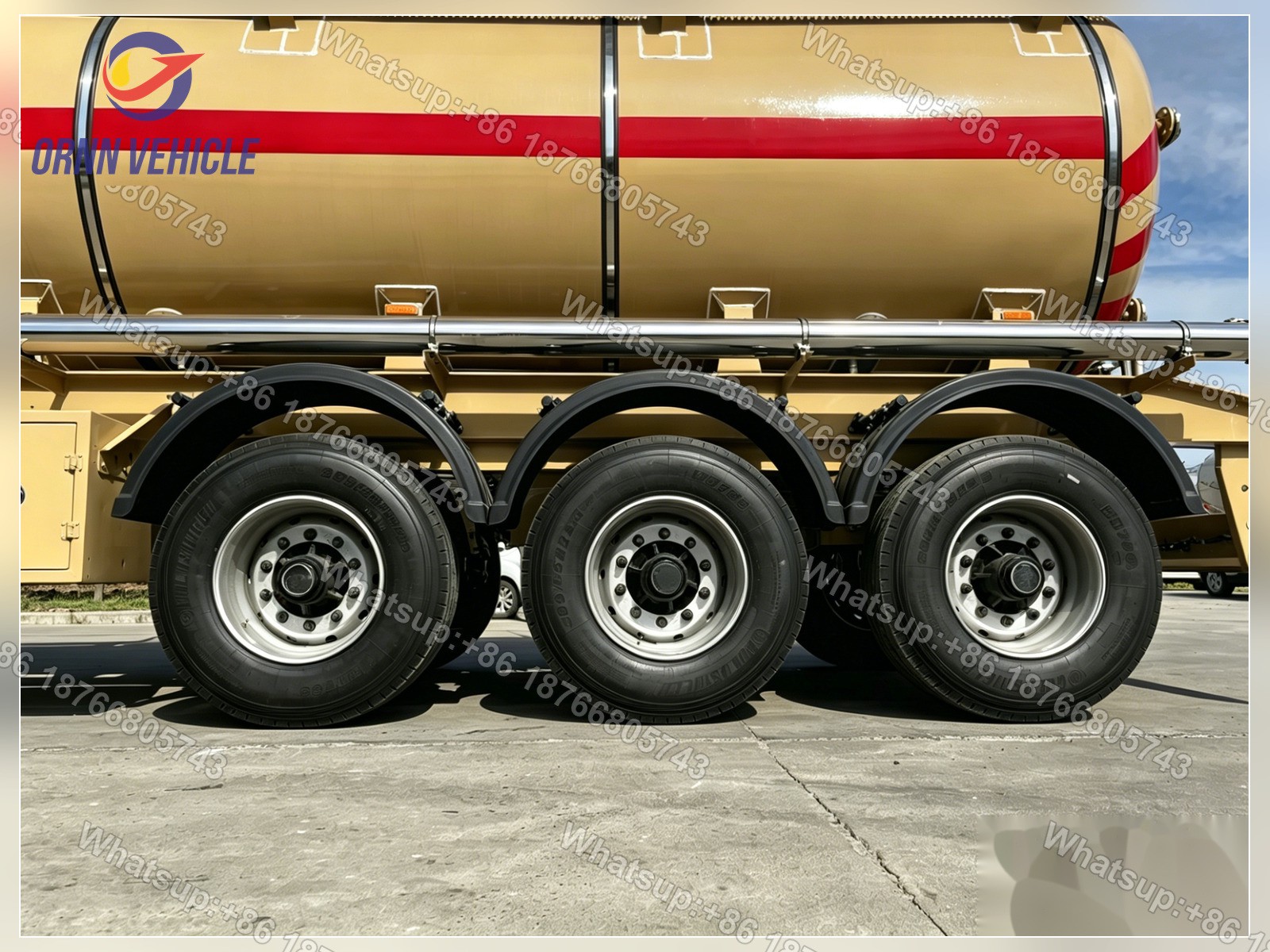 16 m³ Stainless Steel Insulated Molten Sulfur Tanker