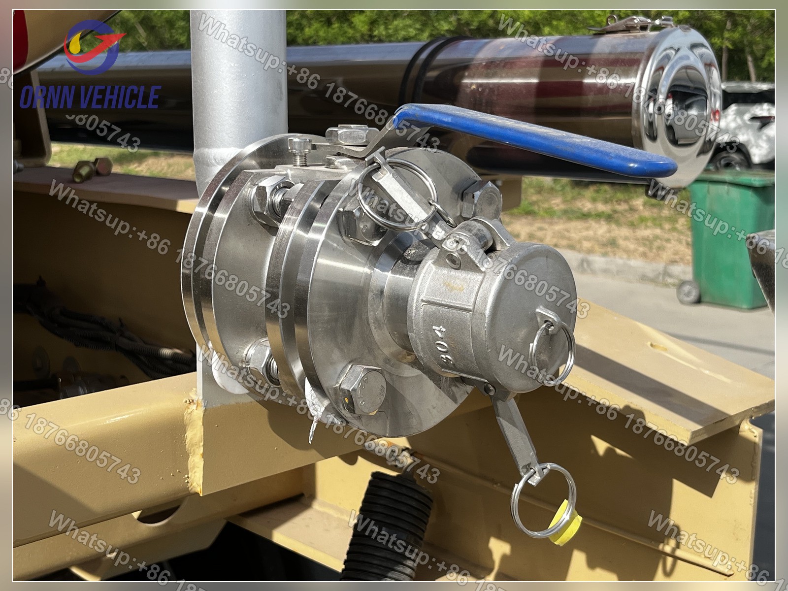 16 m³ Stainless Steel Insulated Molten Sulfur Tanker