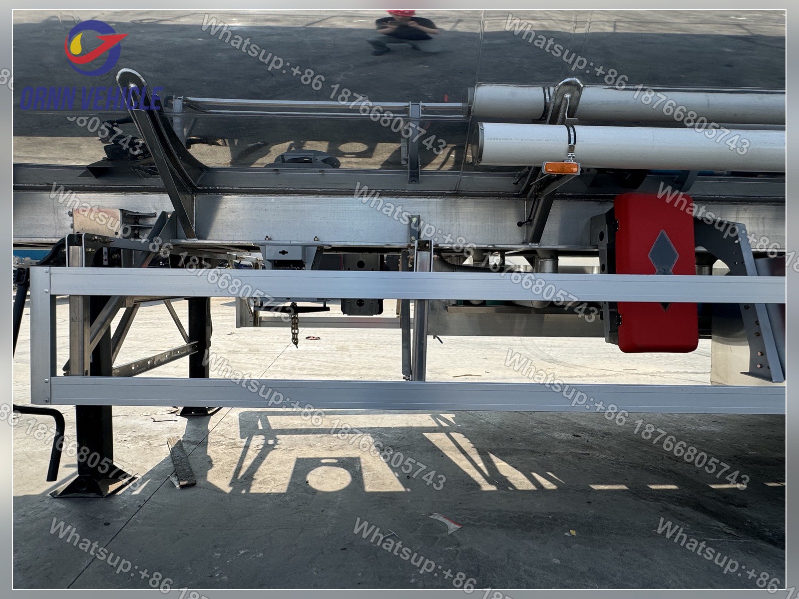 45 m³ 7-Compartment Polished Aluminum Alloy Fuel Tanker