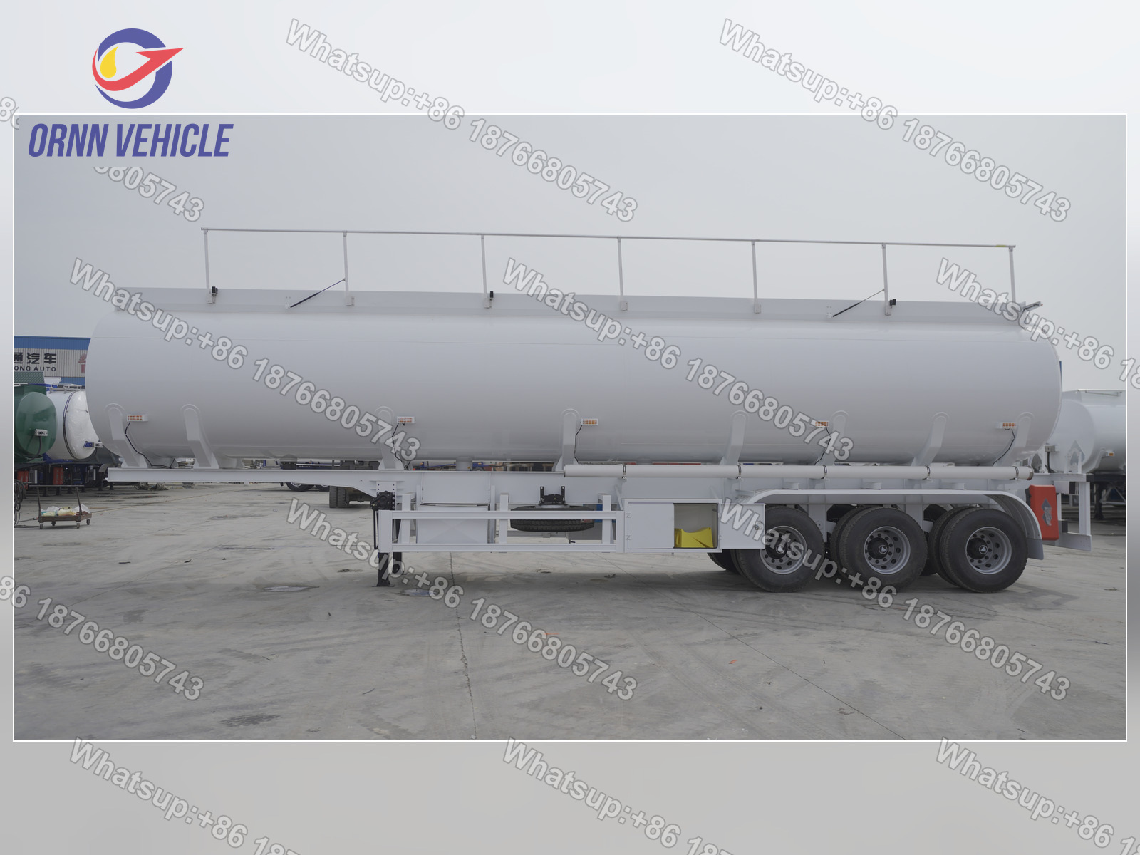34 m³ 3-Compartment Carbon Steel Oil Tanker