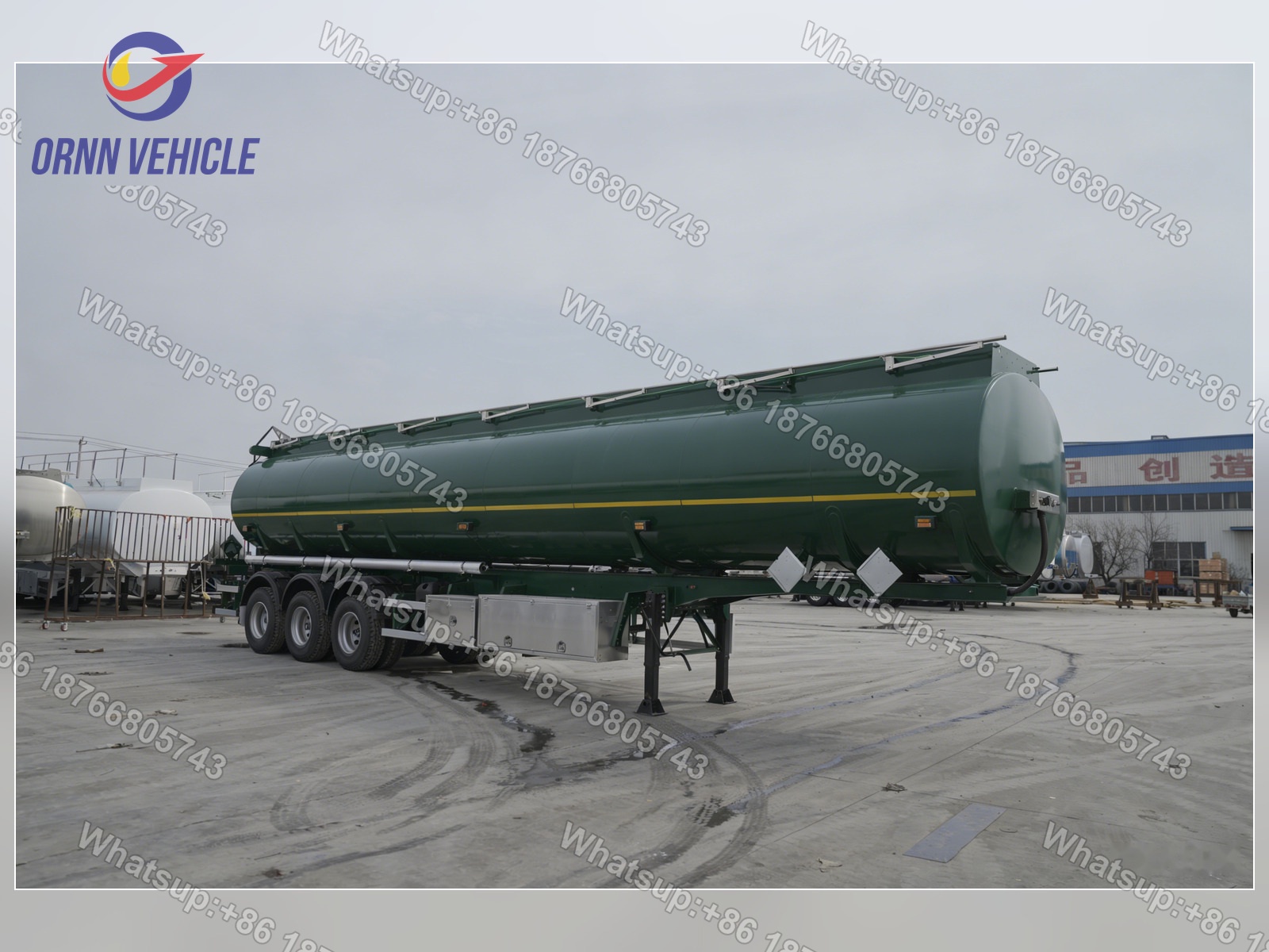 45 m³ 5-Compartment Carbon Steel Fuel Tanker
