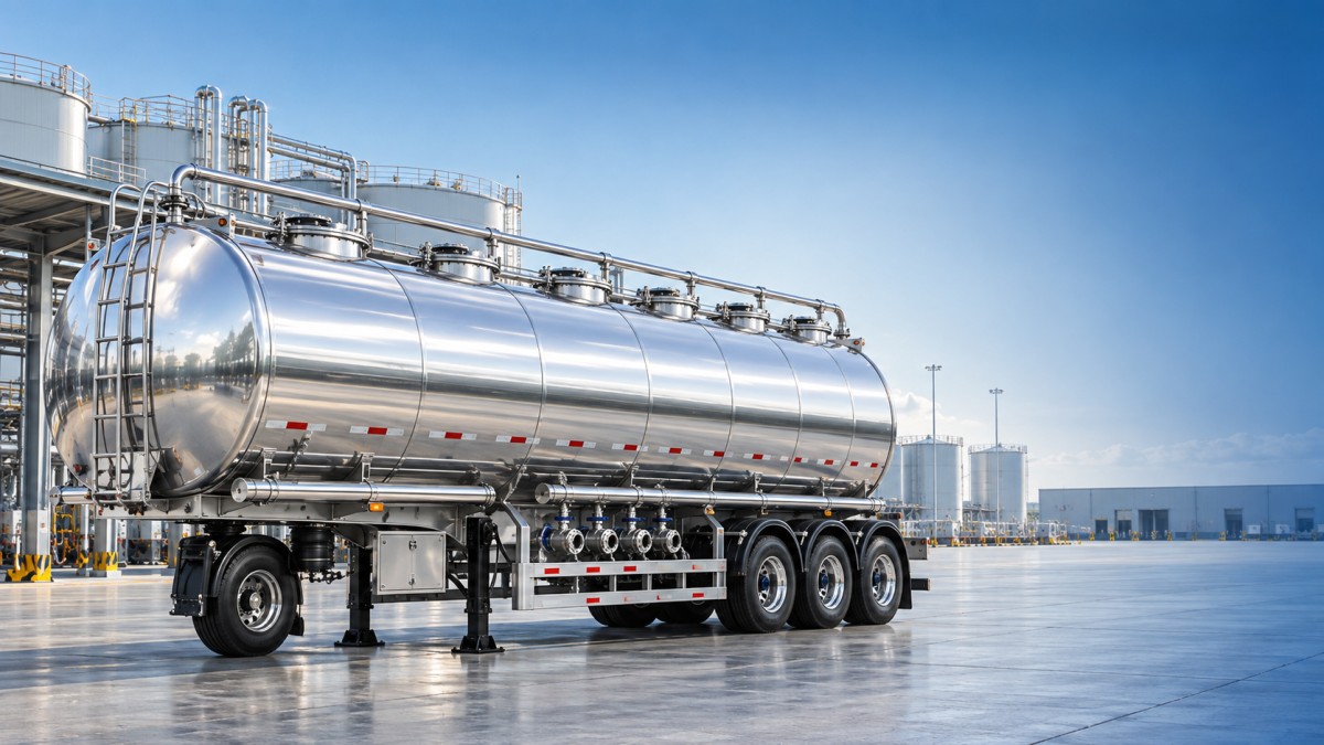 Aluminum Tanker Trailer for Sale Price Prix de vente d'une semi-remorque-citerne en aluminium