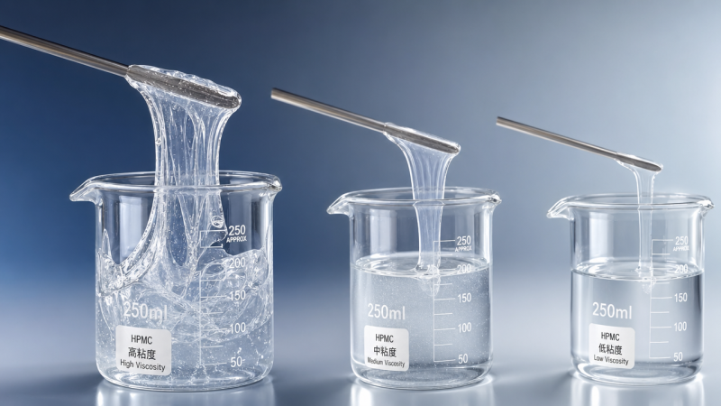 Predicting flow behavior based on HPMC viscosity range