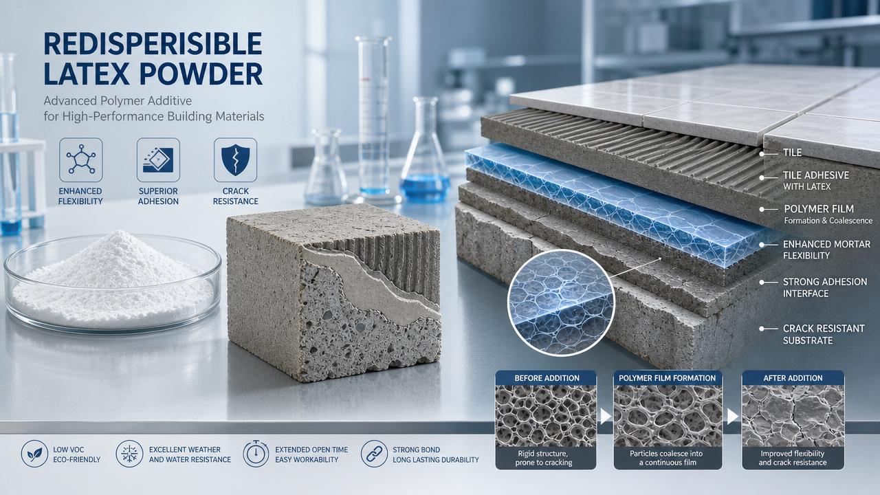 How Redispersible Polymer Powder Improves Mortar Flexibility