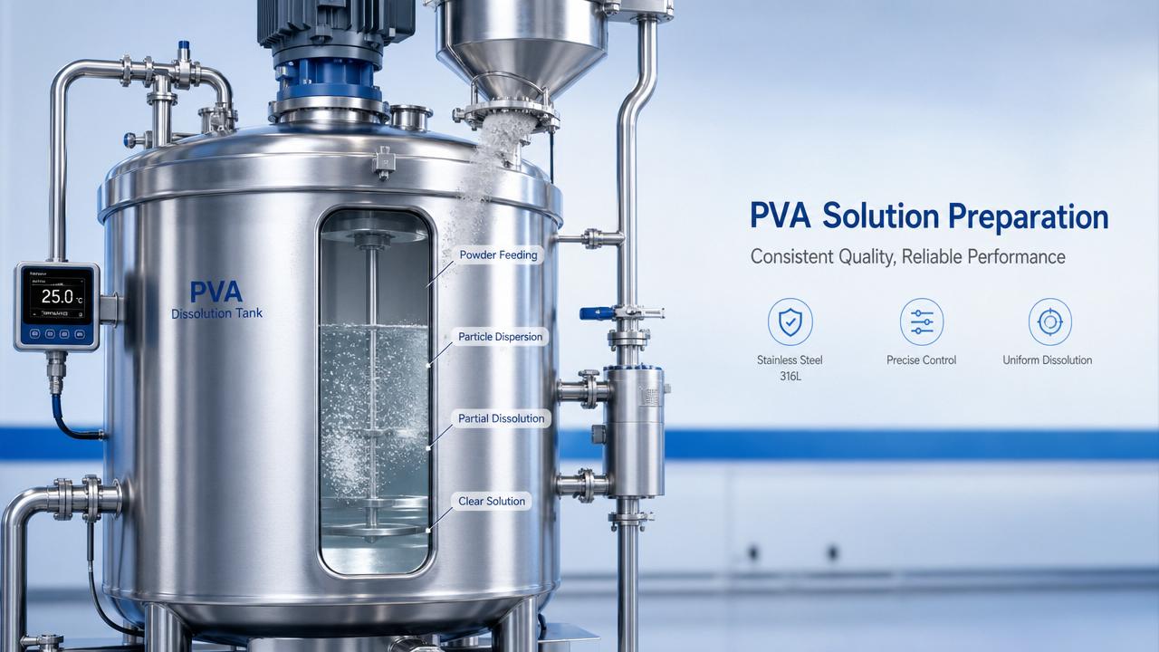 What Affects Polyvinyl Alcohol Dissolution Time in Production