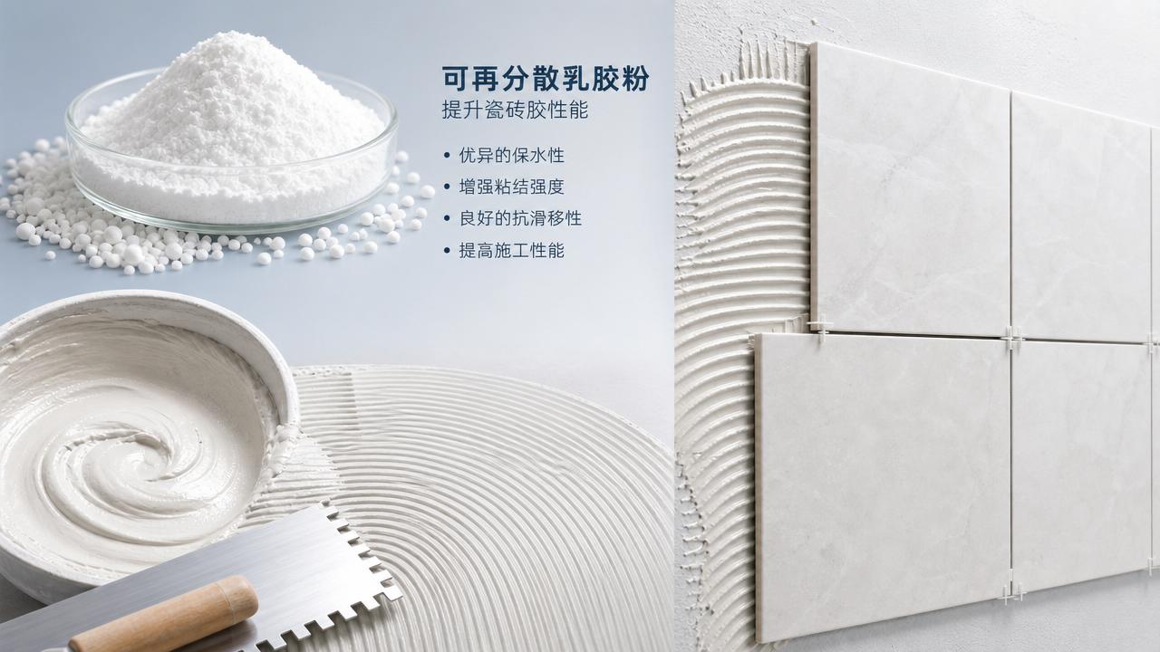 How polymer powder changes tile adhesive workability