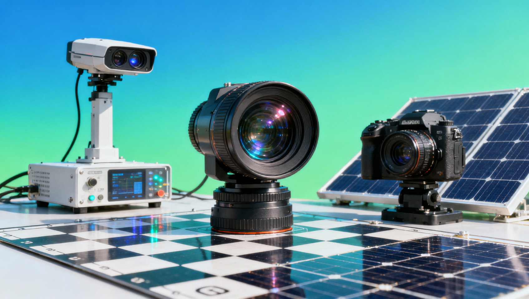 Machine Vision Lens Distortion Test