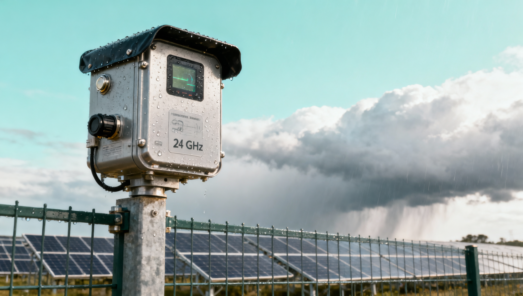Radar for Perimeter Security Intrusion: Rain Fade at 24 GHz