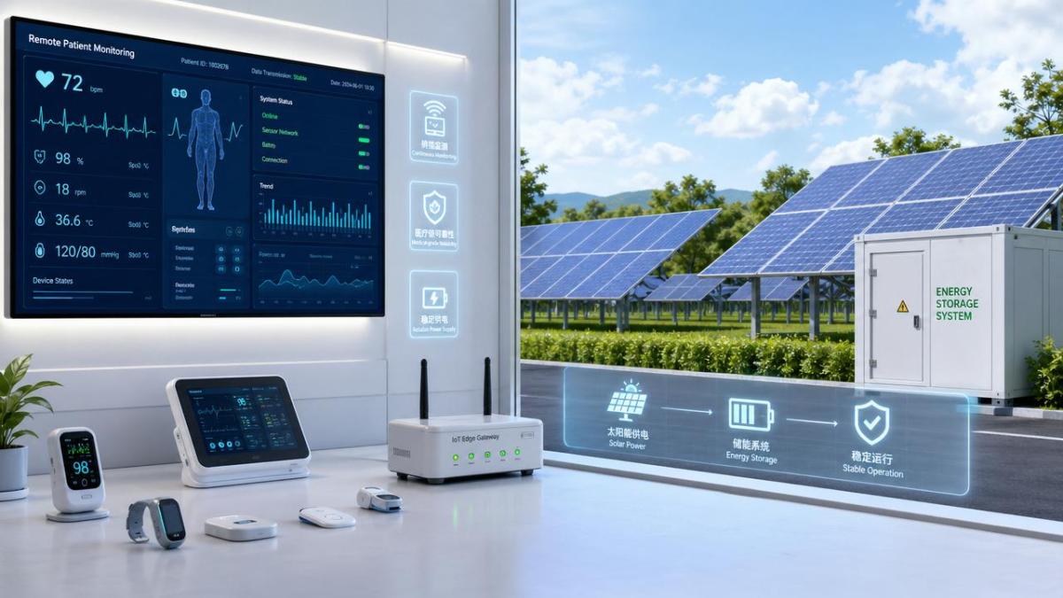 Why Medical IoT Depends on Reliable Renewable Power Why Medical IoT Depends on Reliable Renewable Power