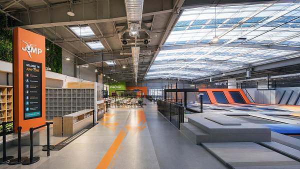 What makes a trampoline park design flow better for guests